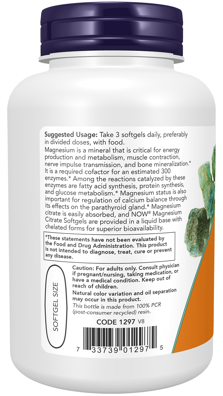 Magnesium Citrate Softgels - 180 softgels
