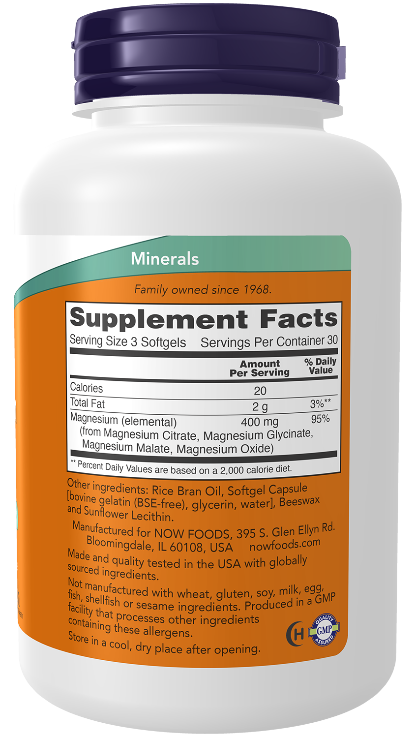 Magnesium Citrate Softgels - 180 softgels