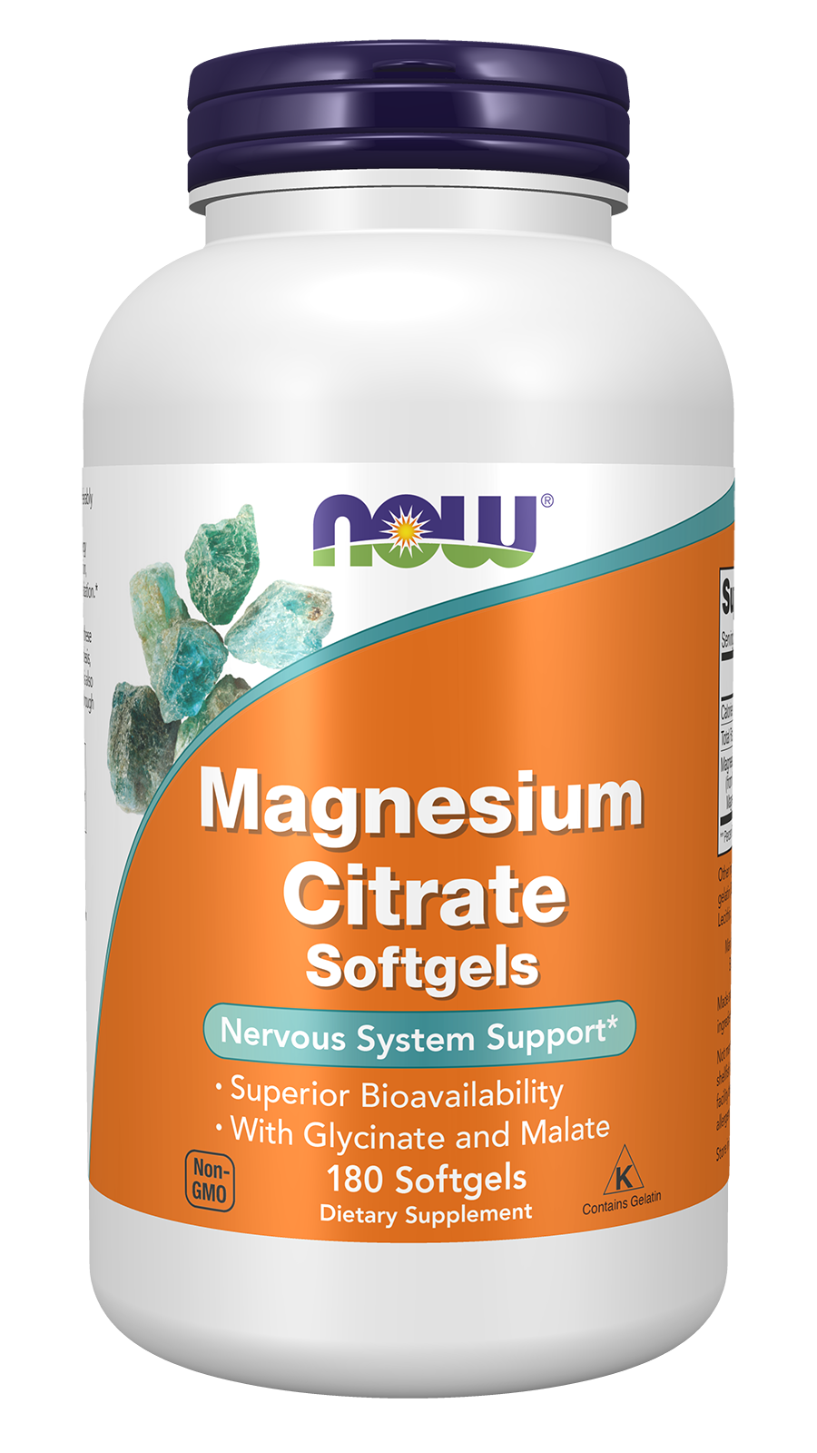 Magnesium Citrate Softgels - 180 softgels