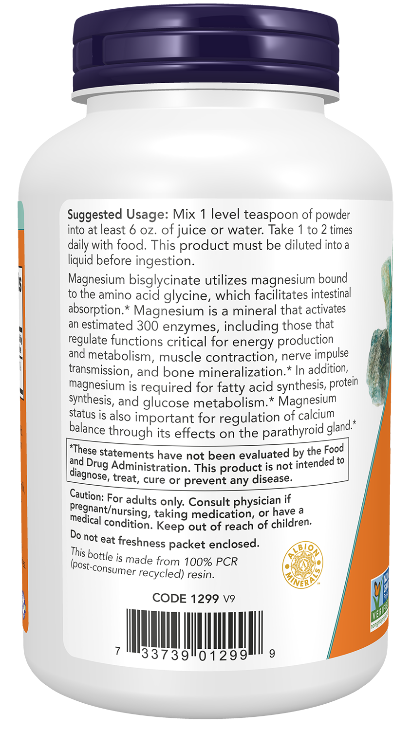 Magnesium Bisglycinate Powder - 227g