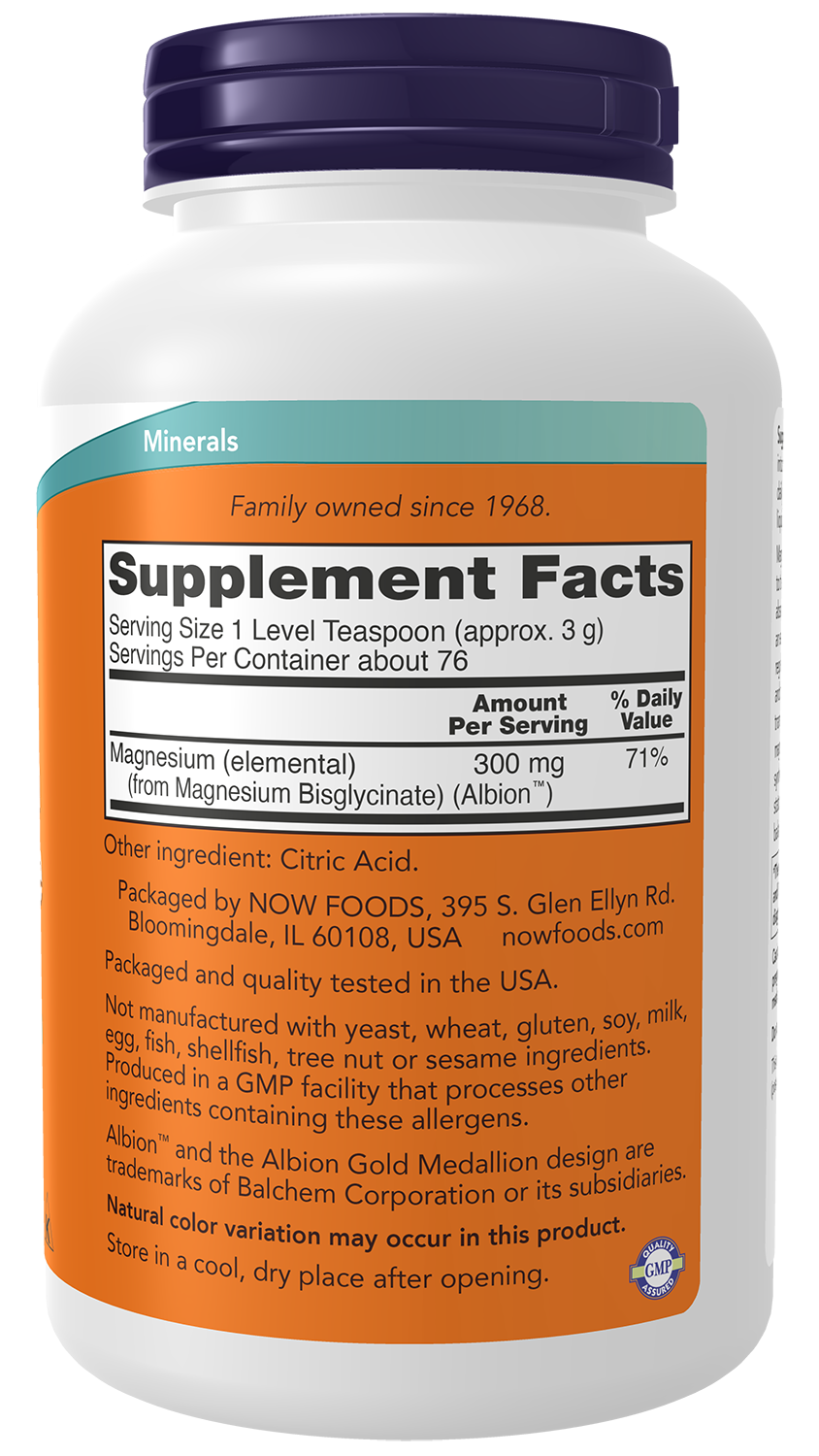 Magnesium Bisglycinate Powder - 227g