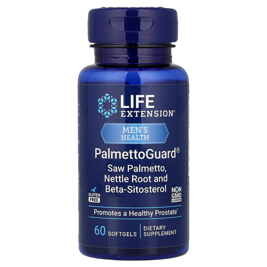 PalmettoGuard Saw Palmetto/Nettle Root with Beta-Sitosterol - 60 softgels