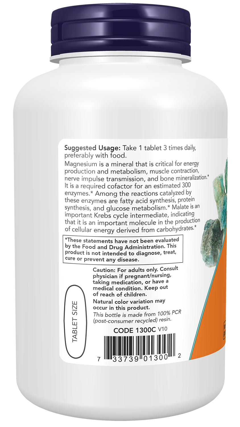 Magnesium Malate, 1000mg - 180 tabs