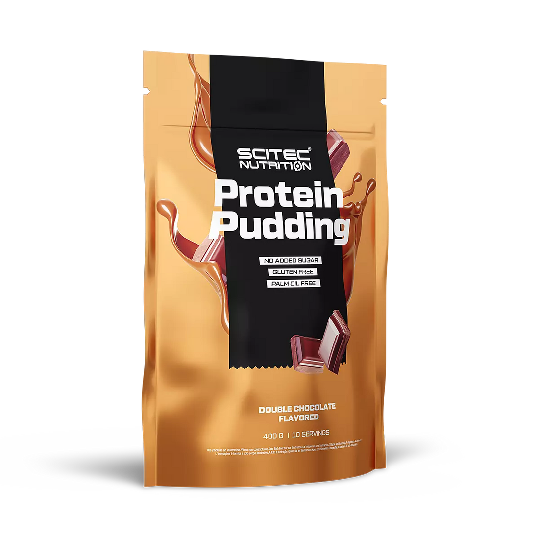 SciTec Protein Pudding (Bag), Double Chocolate - 400g - image 2