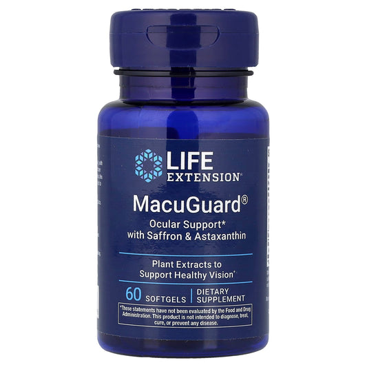 MacuGuard Ocular Support with Saffron & Astaxanthin - 60 softgels