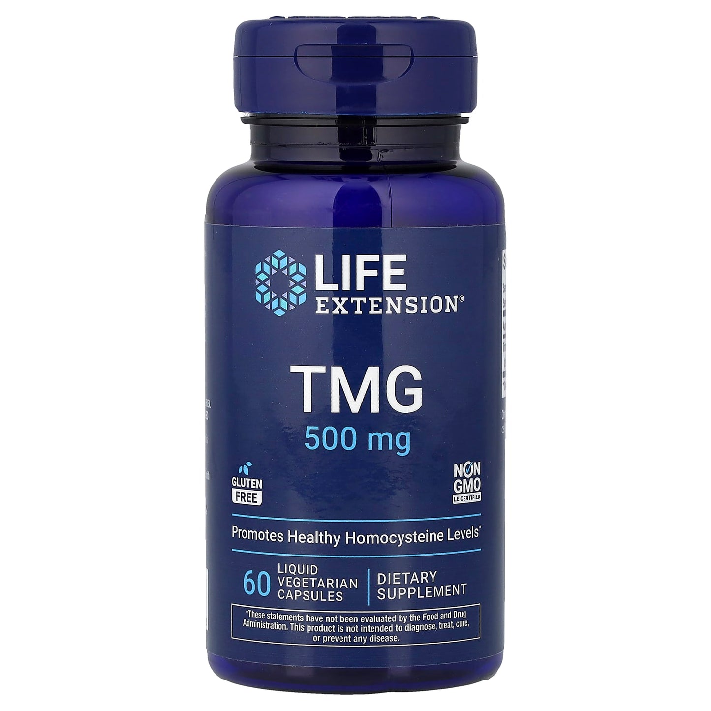 TMG, 500mg - 60 liquid vcaps