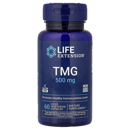 TMG, 500mg - 60 liquid vcaps