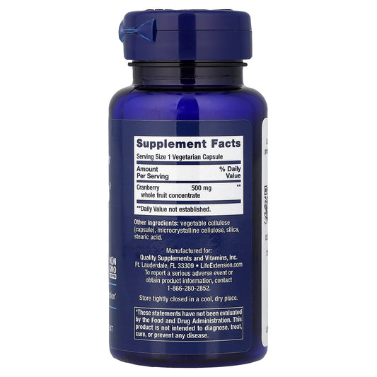 Cran-Max Cranberry Whole Fruit Concentrate, 500mg - 60 vcaps