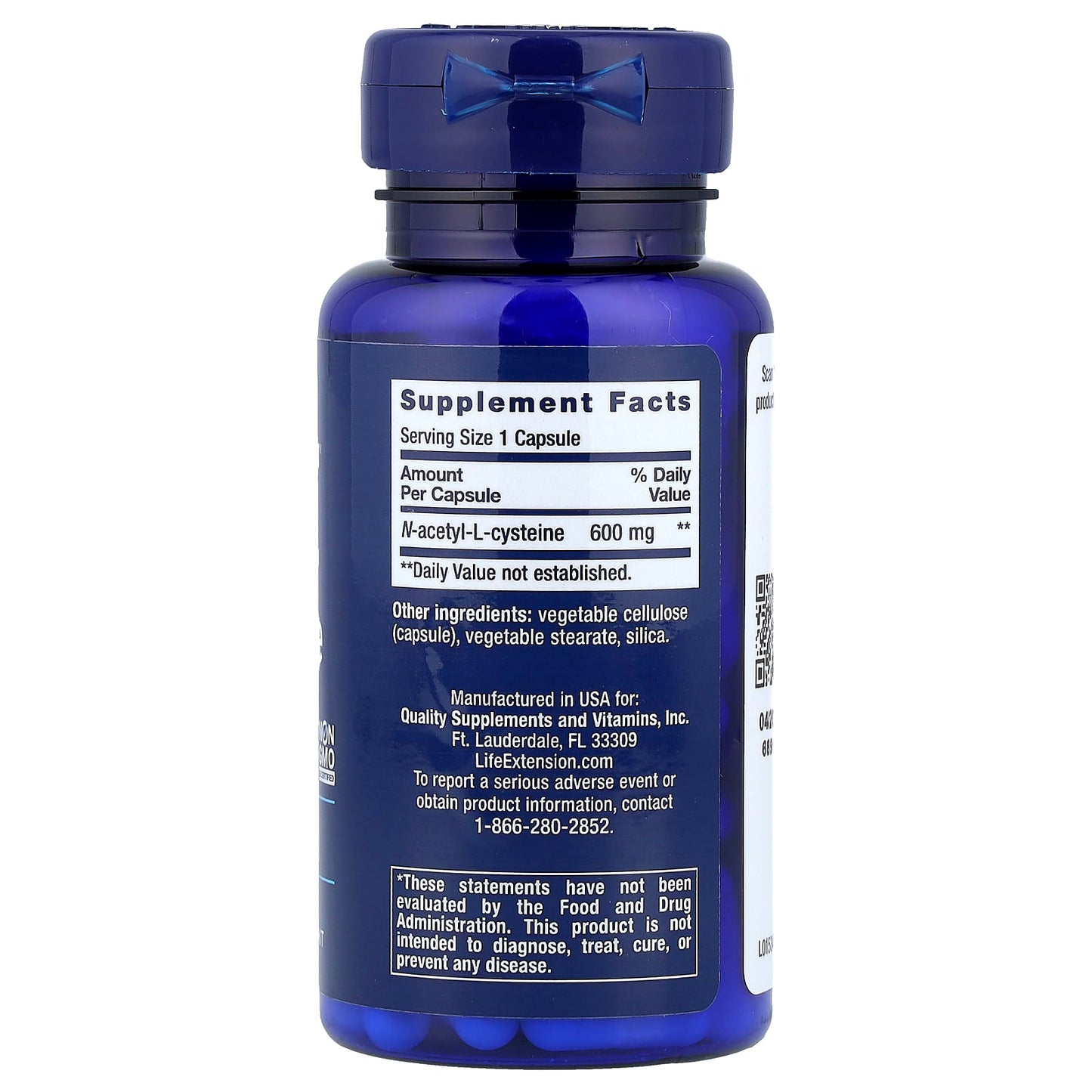 N-Acetyl-L-Cysteine, 600mg - 60 caps