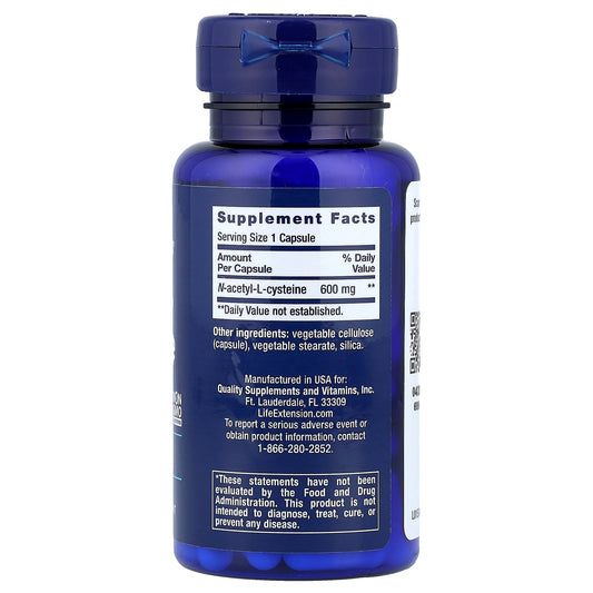N-Acetyl-L-Cysteine, 600mg - 60 caps