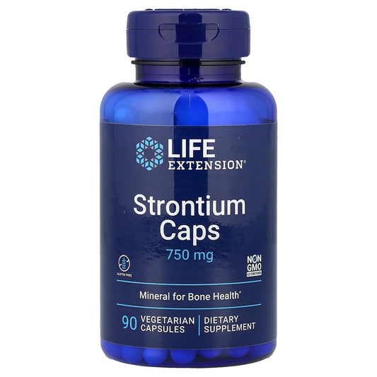 Strontium Caps, 750mg - 90 vcaps