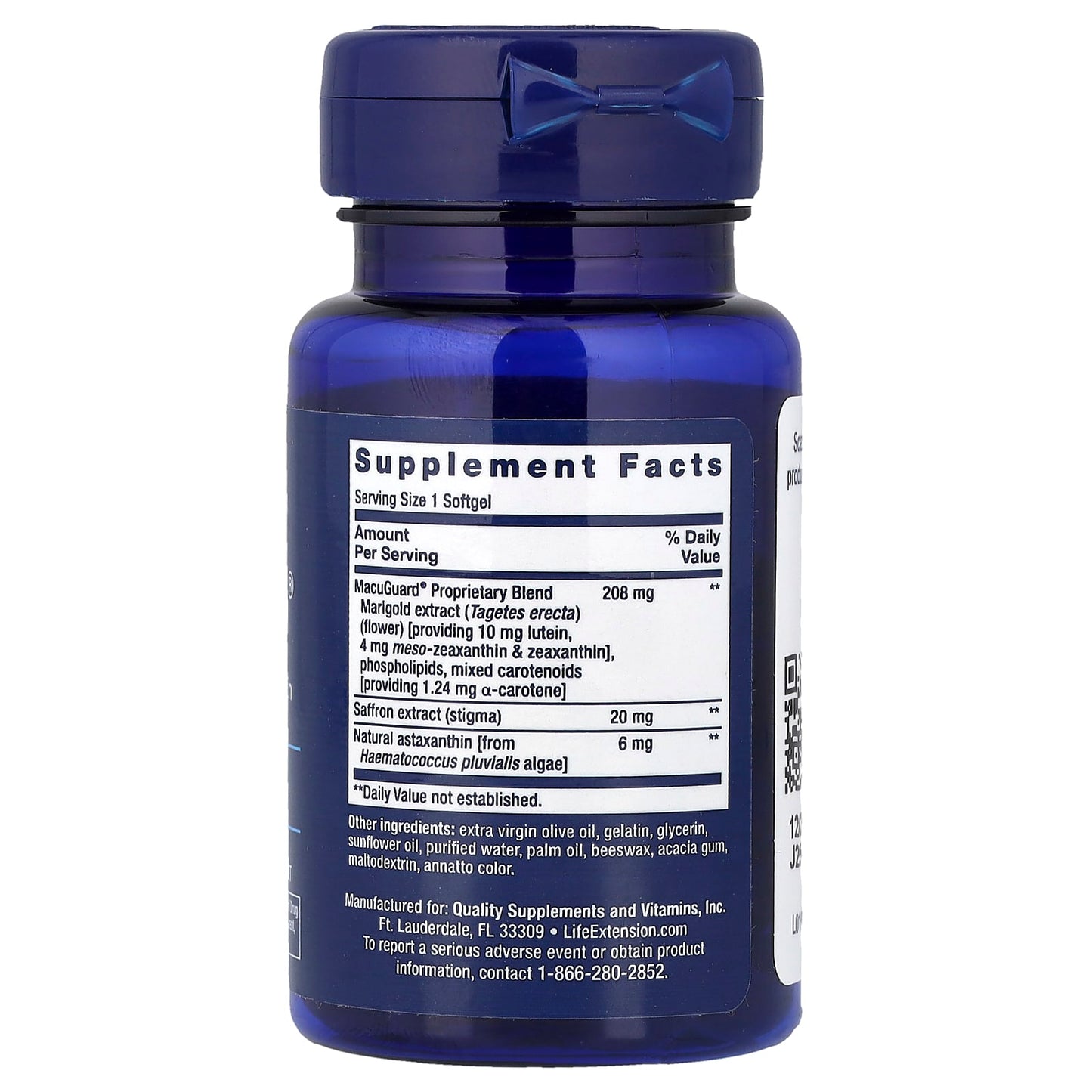 MacuGuard Ocular Support with Saffron & Astaxanthin - 60 softgels
