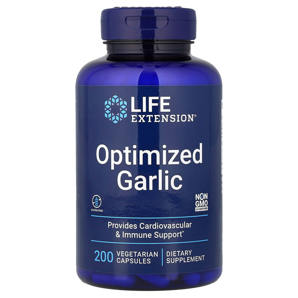 Life Extension Optimized Garlic - 200 vcaps
