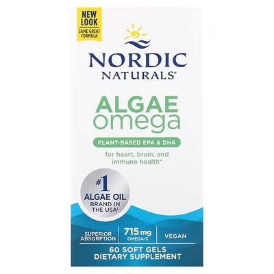 Algae Omega, 715mg Omega 3 - 120 softgels