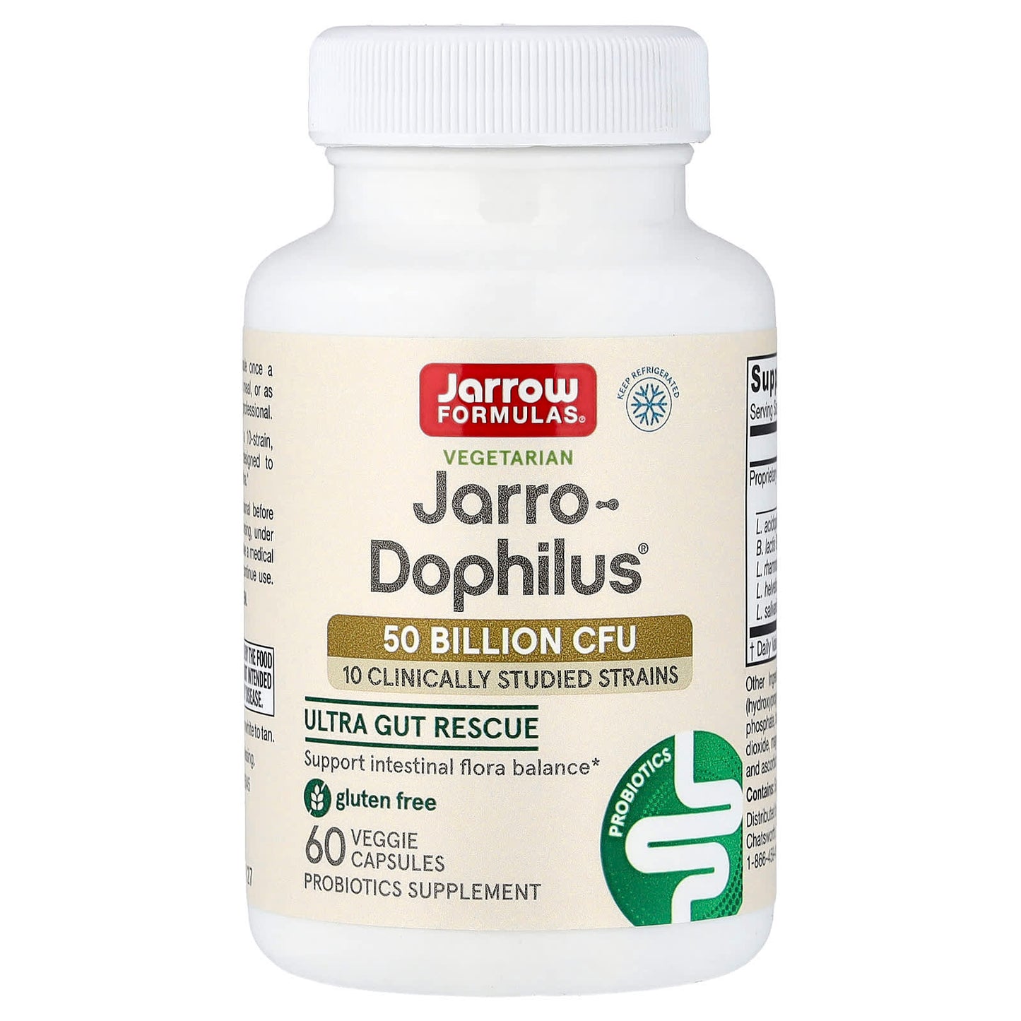 Jarro-Dophilus Ultra Gut Rescue, 50 Billion CFU - 60 vcaps