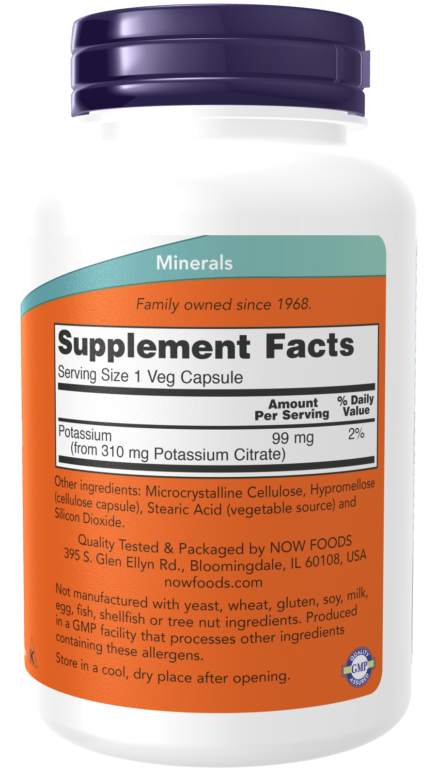 Potassium Citrate, 99mg - 180 vcaps