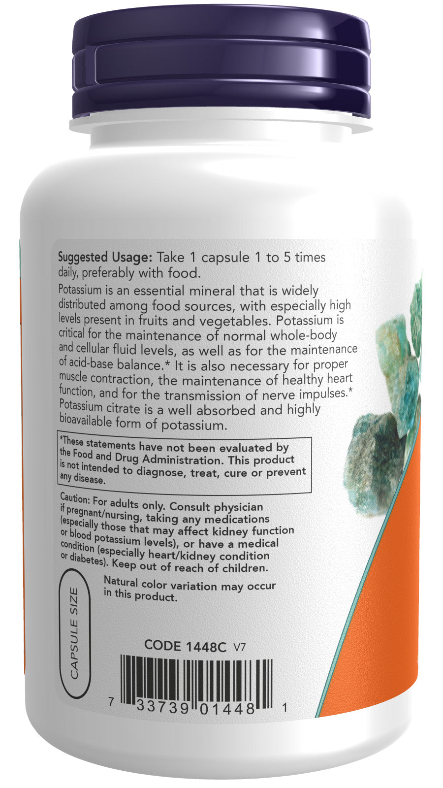 Potassium Citrate, 99mg - 180 vcaps