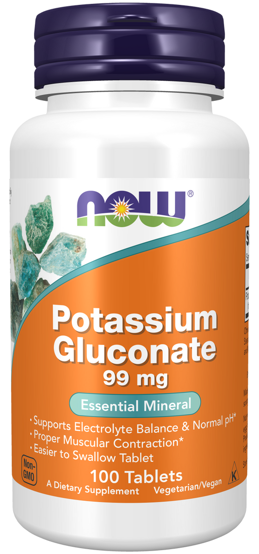 Potassium Gluconate, 99mg - 100 tablets