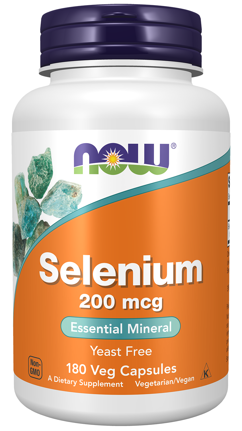 Selenium, 200mcg - 90 vcaps