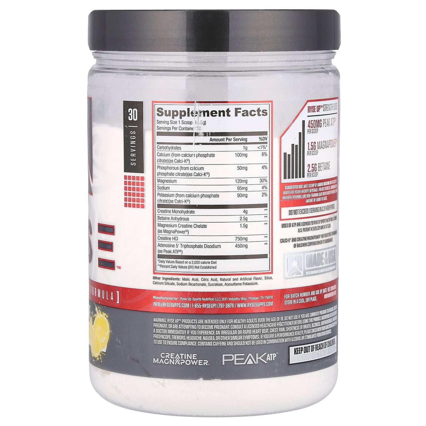 Loaded Creatine, Electric Lemonade - 435g