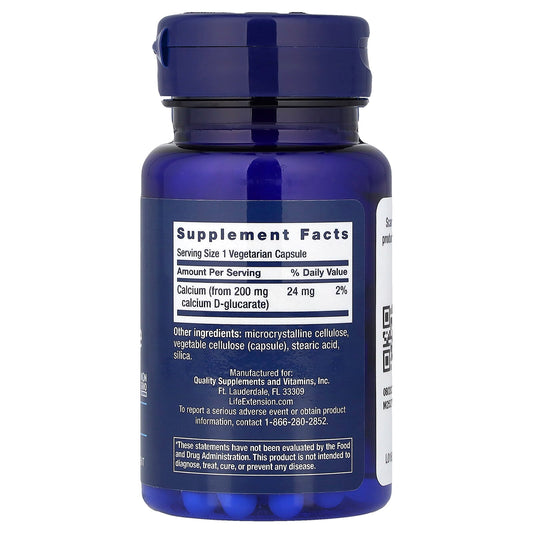 Calcium D-Glucarate, 200mg - 60 vcaps