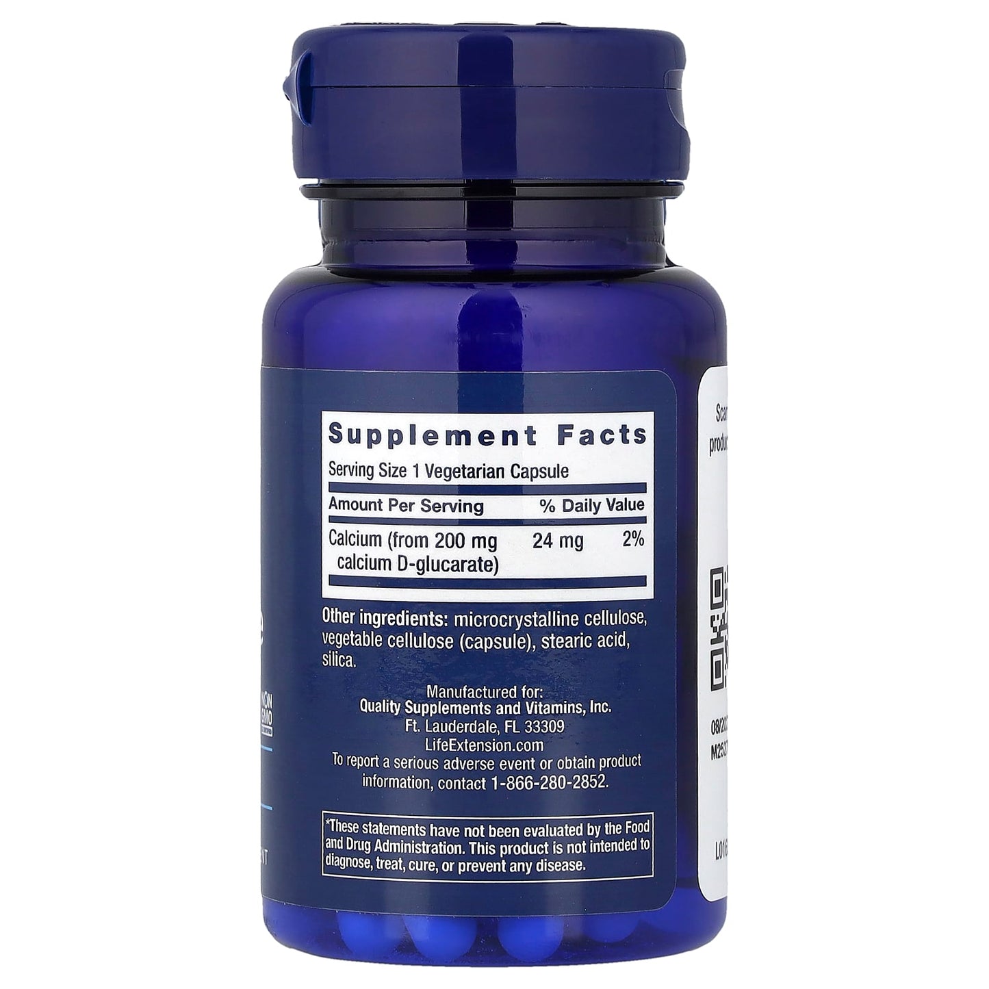 Calcium D-Glucarate, 200mg - 60 vcaps