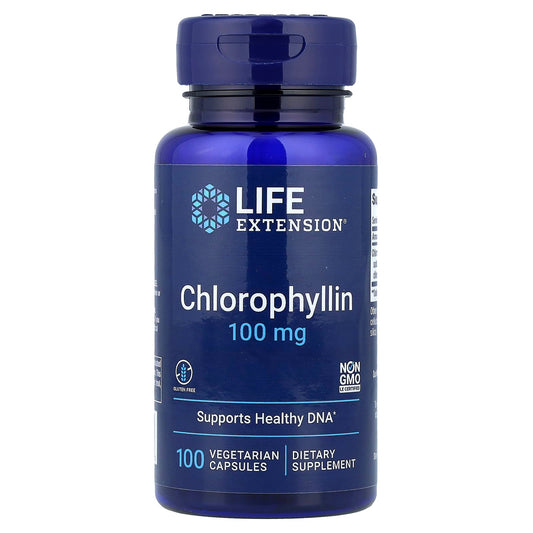 Chlorophyllin, 100mg - 100 vcaps