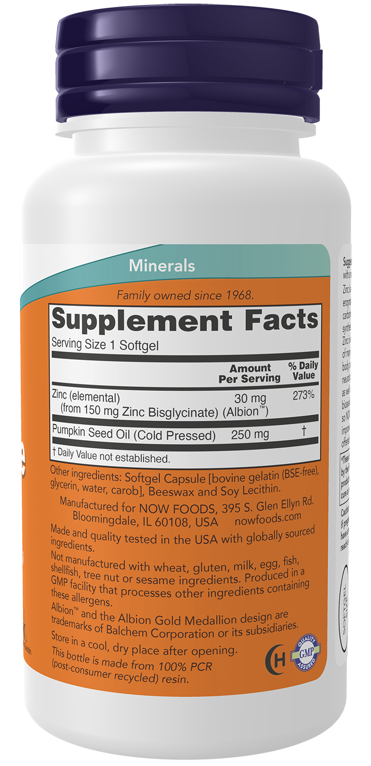 Zinc Glycinate - 120 softgels