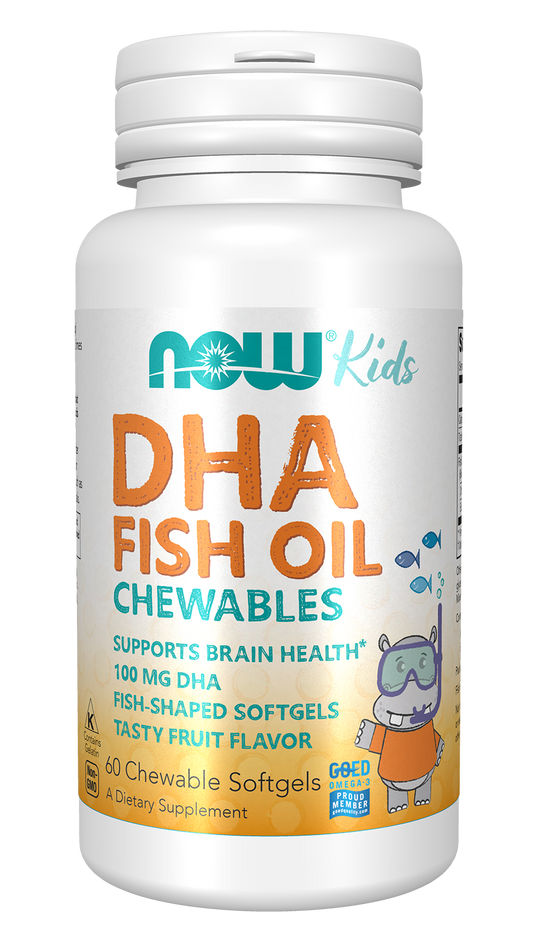 DHA Kids Fish Oil Chewables, 100mg - 60 softgels