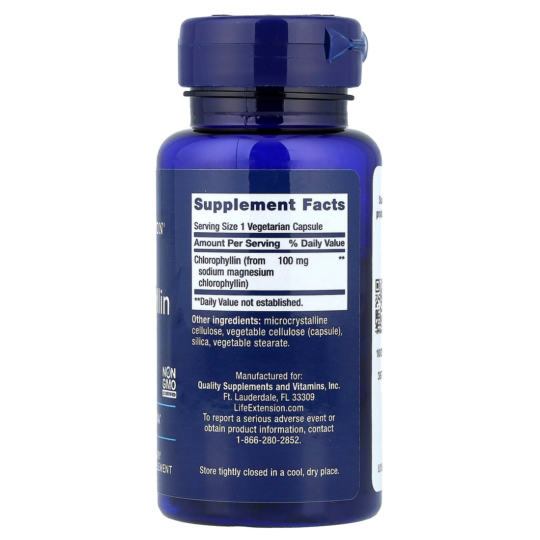 Life Extension Chlorophyllin, 100mg - 100 vcaps - image 2