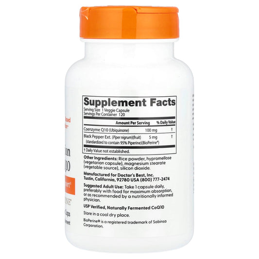 High Absorption CoQ10 with BioPerine, 400mg - 60 vcaps