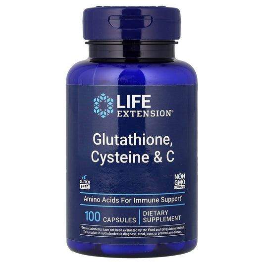 Glutathione, Cysteine & C - 100 caps