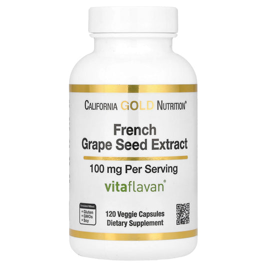 Pycnogenol French Maritime Pine Bark Extract, 100mg - 60 vcaps