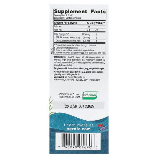 Baby's DHA Vegetarian, 1050mg - 30 ml.