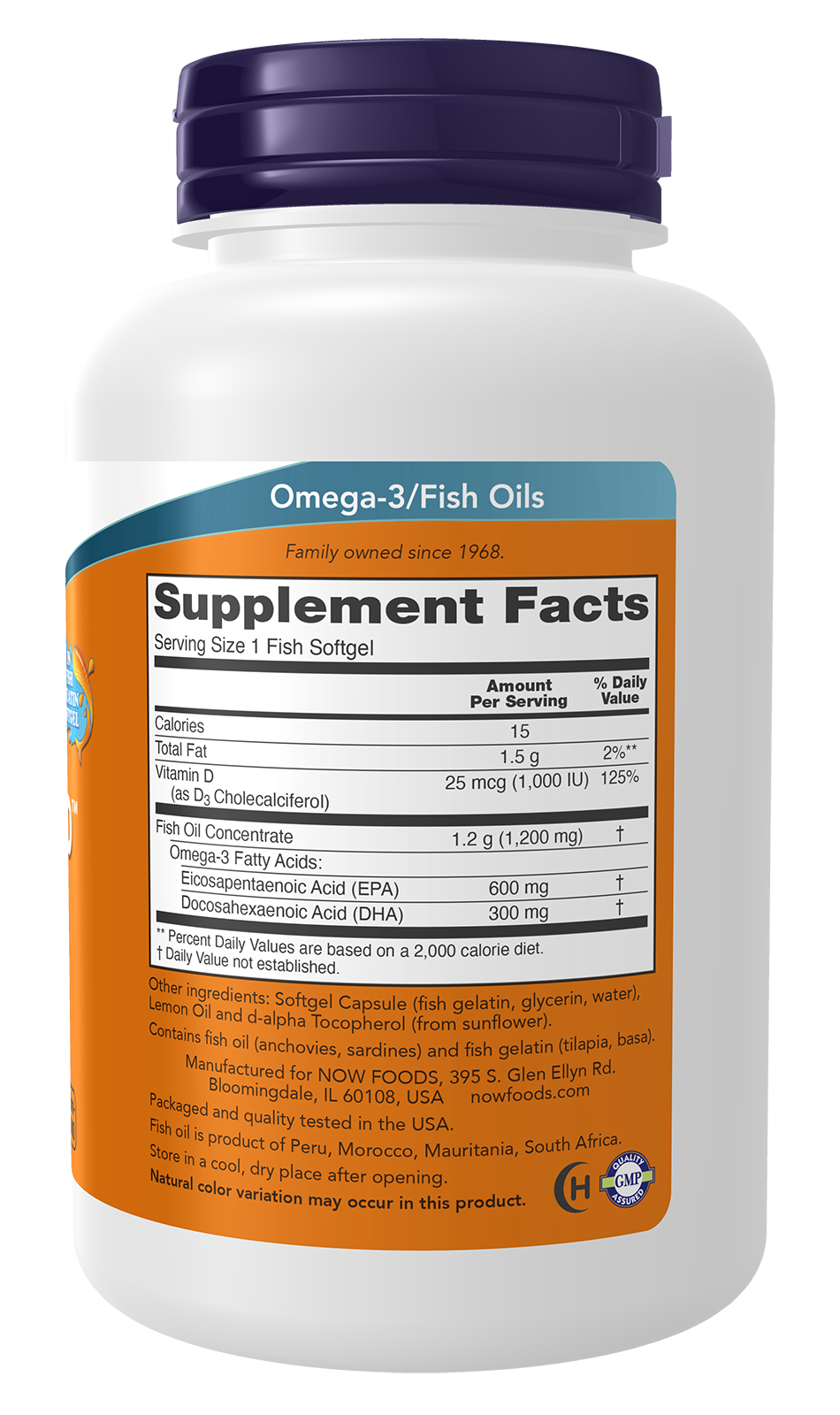 Ultra Omega 3-D with Vitamin D-3 - 180 softgels