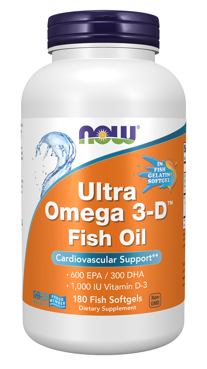 Ultra Omega 3-D with Vitamin D-3 - 180 softgels