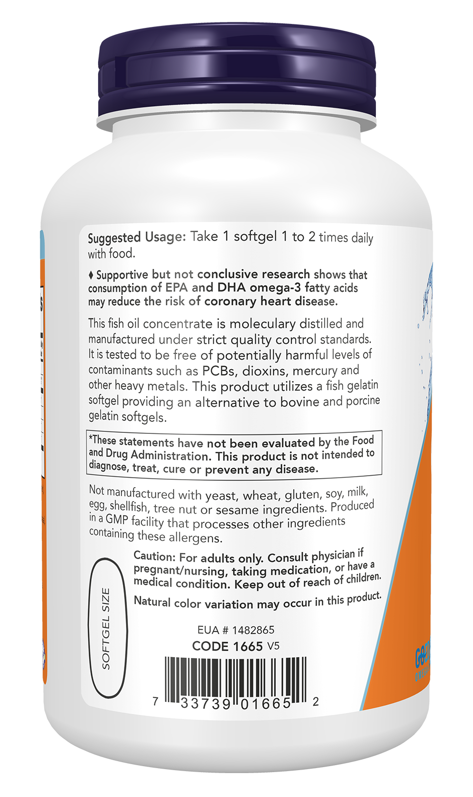 Ultra Omega-3 (In Fish Gelatin Softgels) - 180 fish softgels