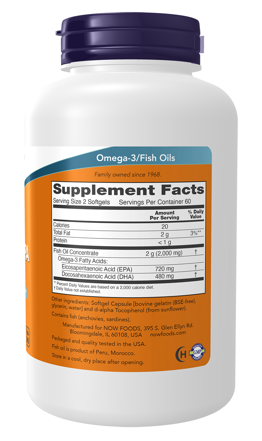Super Omega EPA Molecularly Distilled - 240 softgels