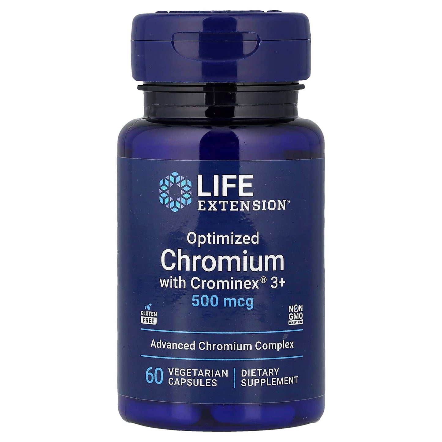 Optimized Chromium with Crominex 3+, 500mcg - 60 vcaps