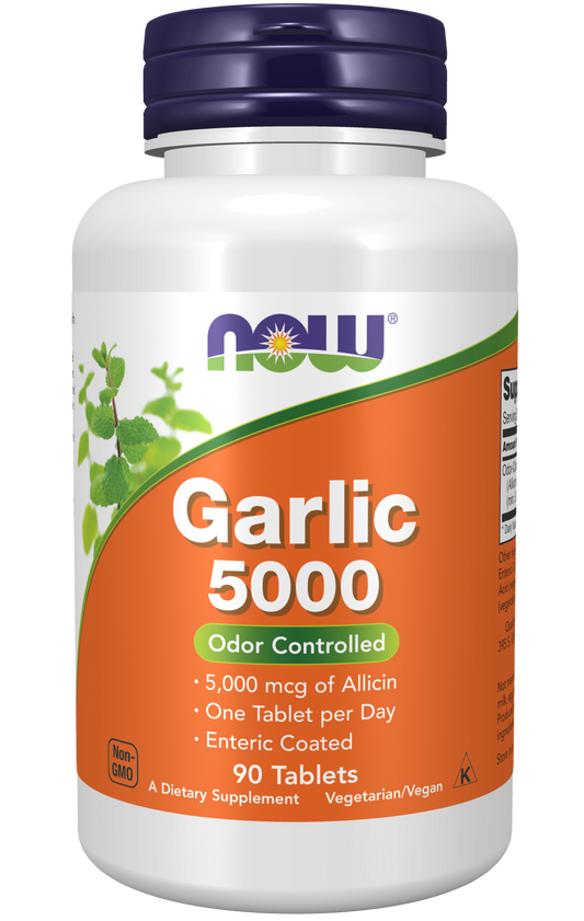 Garlic 5000, Odor Controlled - 90 tablets