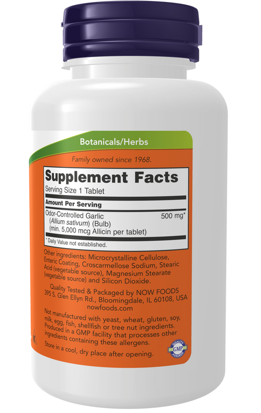 Garlic 5000, Odor Controlled - 90 tablets