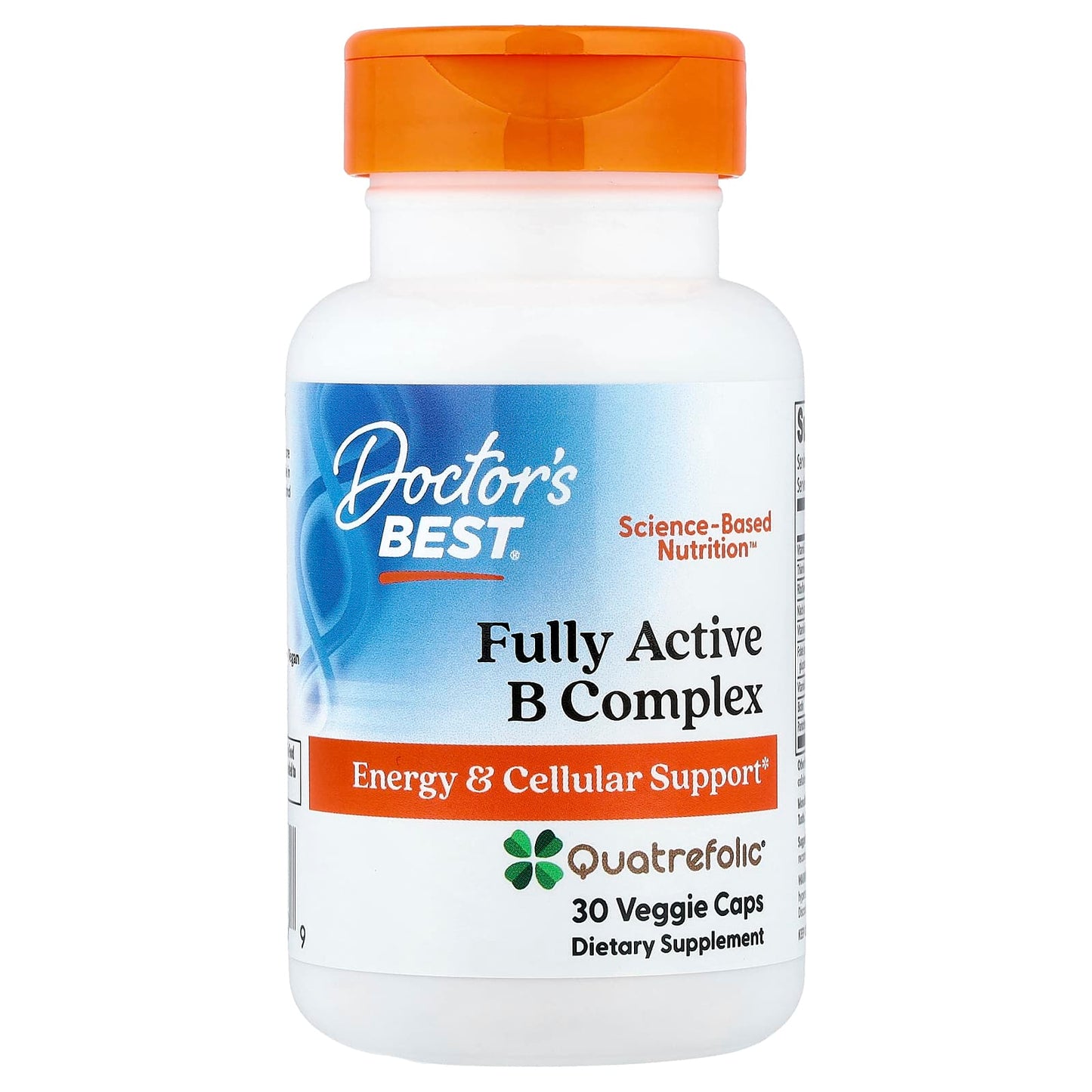 Fully Active B-Complex with Quatrefolic - 30 vcaps