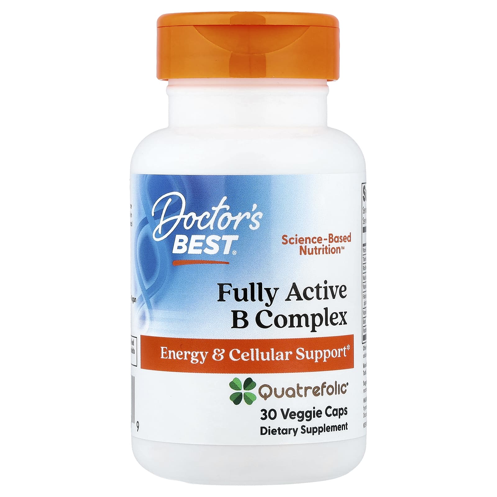 Fully Active B-Complex with Quatrefolic - 30 vcaps