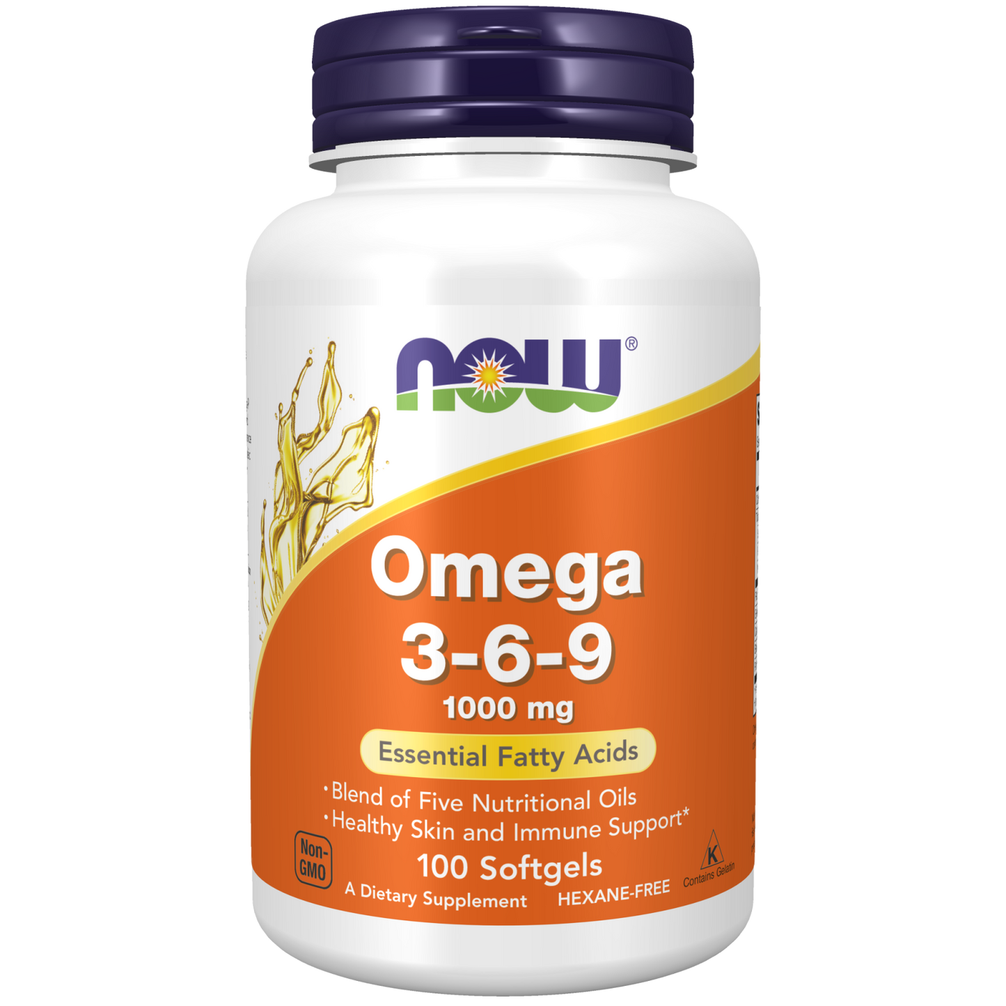 Omega 3-6-9, 1000mg - 100 softgels