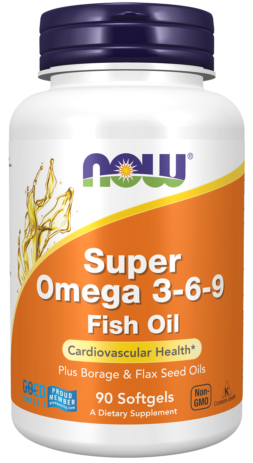 Super Omega 3-6-9, 1200mg - 180 softgels
