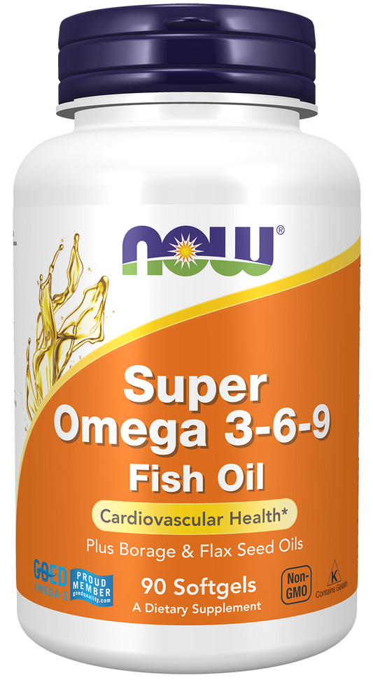 Super Omega 3-6-9, 1200mg - 180 softgels