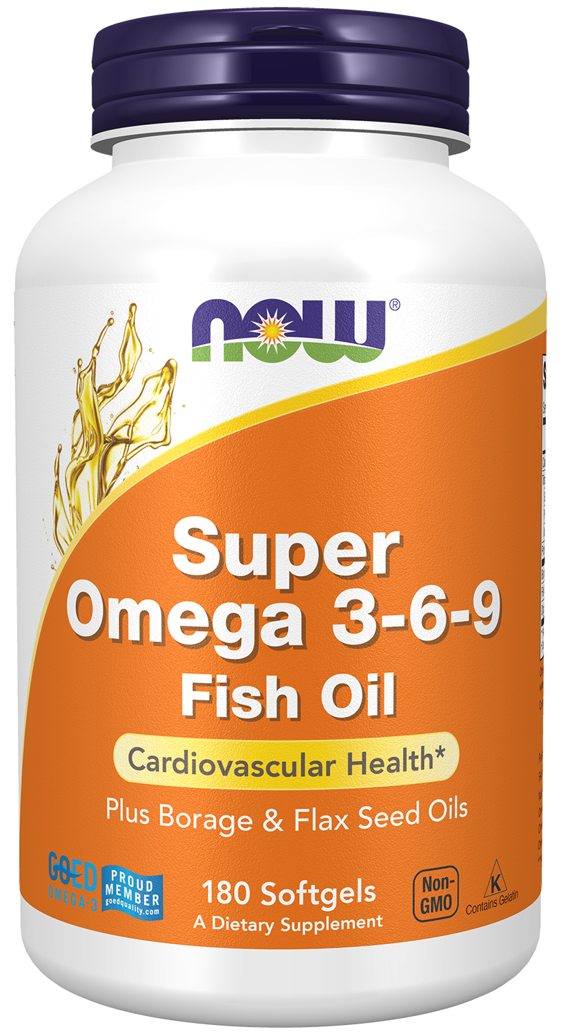 Super Omega 3-6-9, 1200mg - 180 softgels