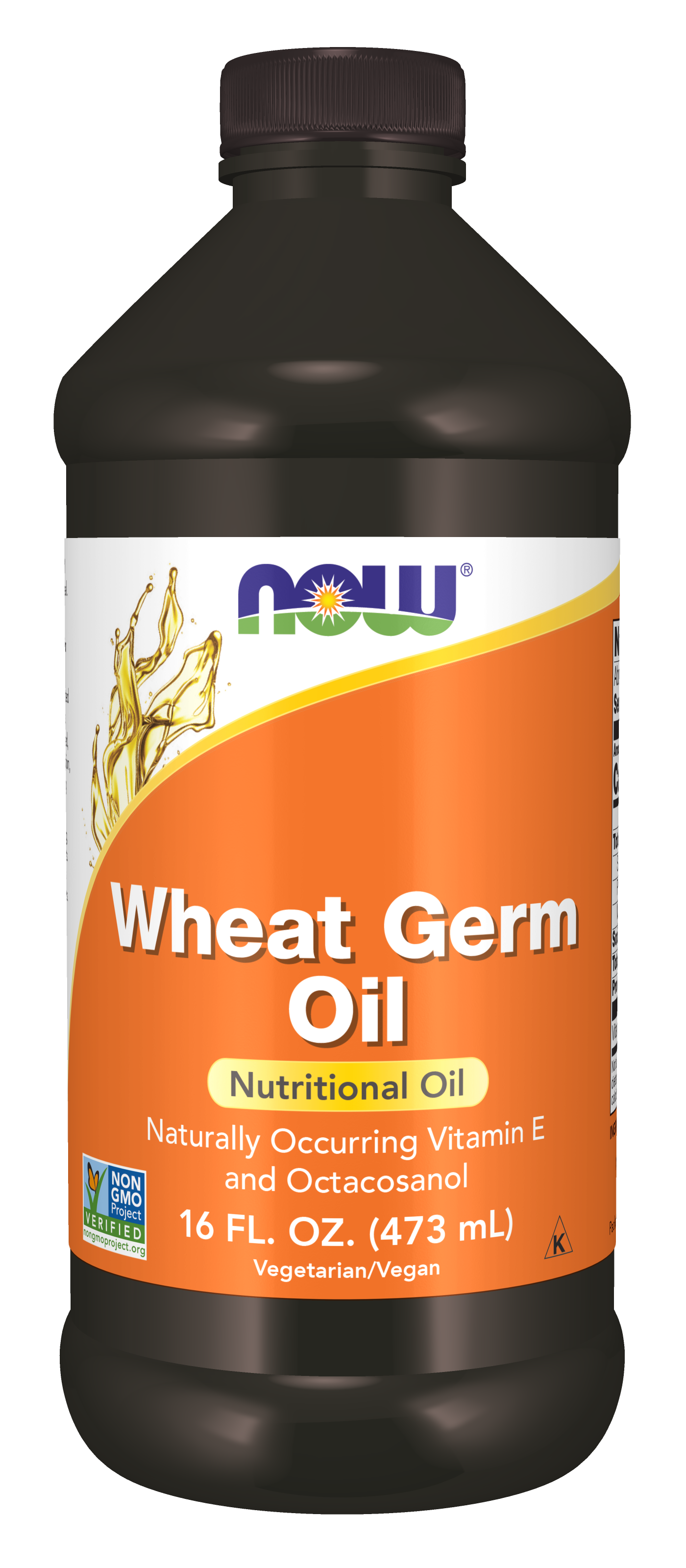 Wheat Germ Oil, Liquid - 473 ml.