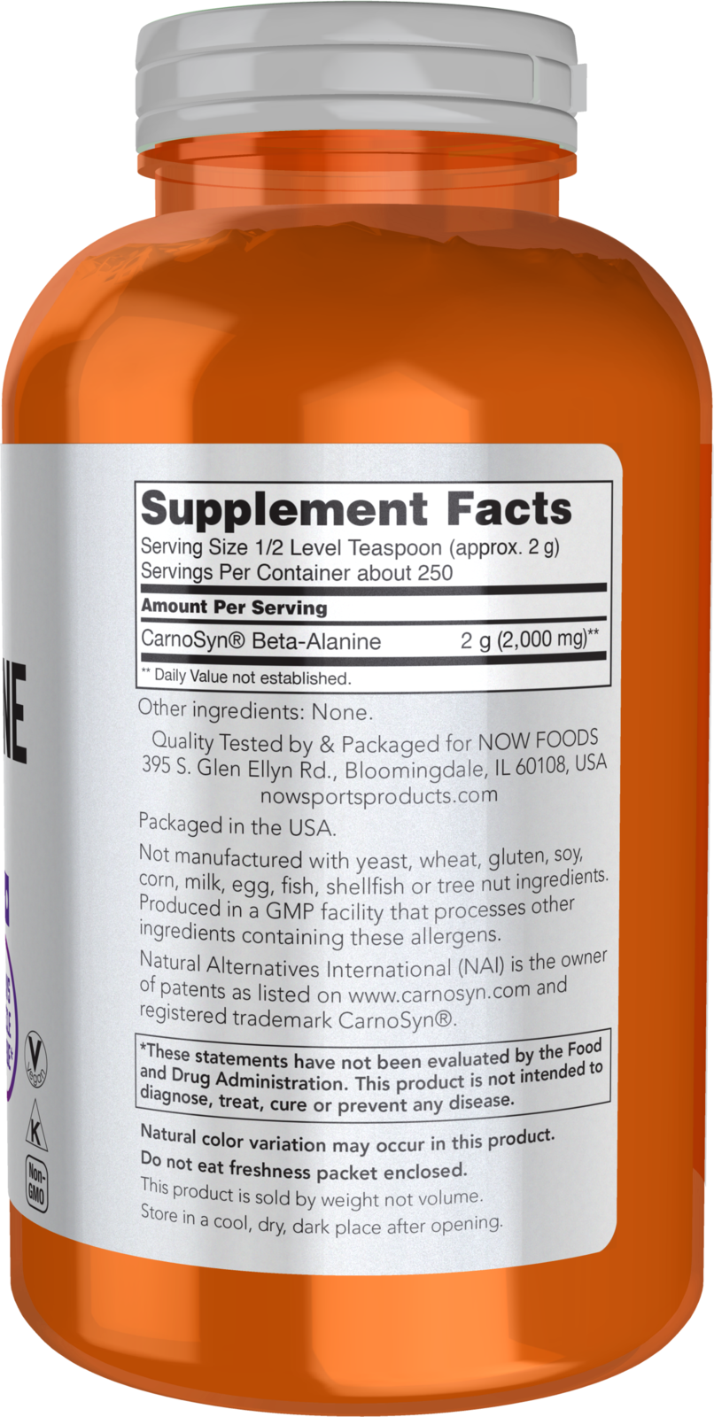 Beta-Alanine, Powder - 500g