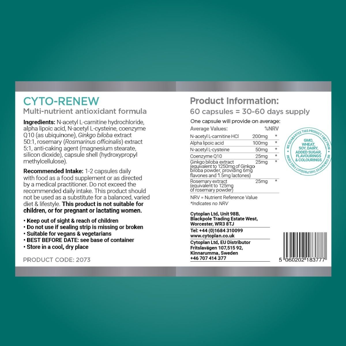 Cyto-Renew - 60 vcaps